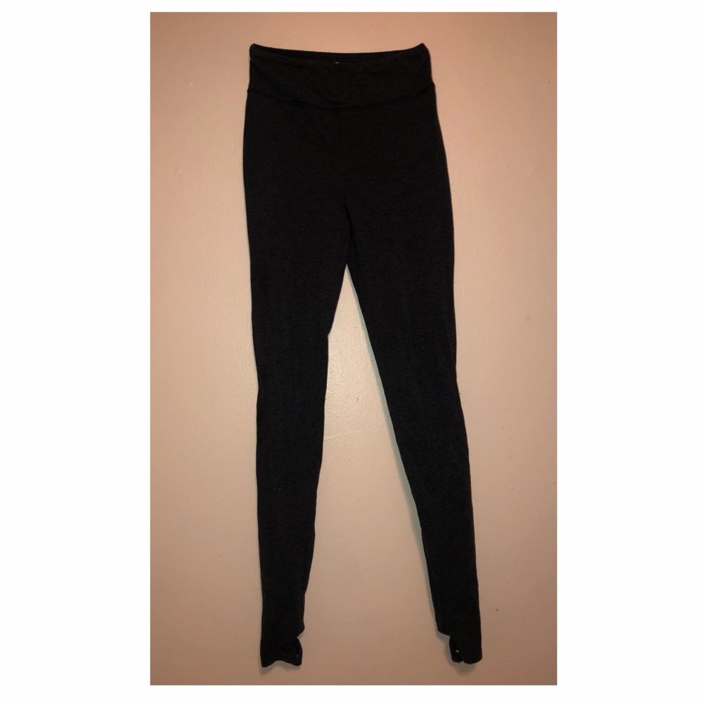 Dark Grey Yoga Legging Pants